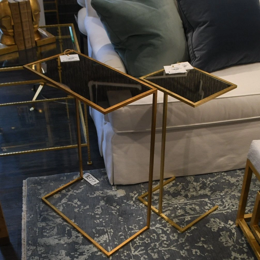 Worlds Away Rico Cigar Side Table Gold Leaf 4 Worlds Away Rico Cigar Side Table Gold Leaf