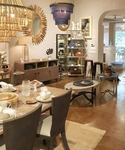 Made Goods New Arrivals Dexter Coffee Table Bronze And Sand Faux Shagreen