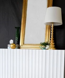 Worlds Away New Arrivals Waverly Floor Mirror Gold Leaf