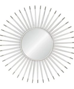 Mirror Home Acrylic And Nickel Starburst Mirror