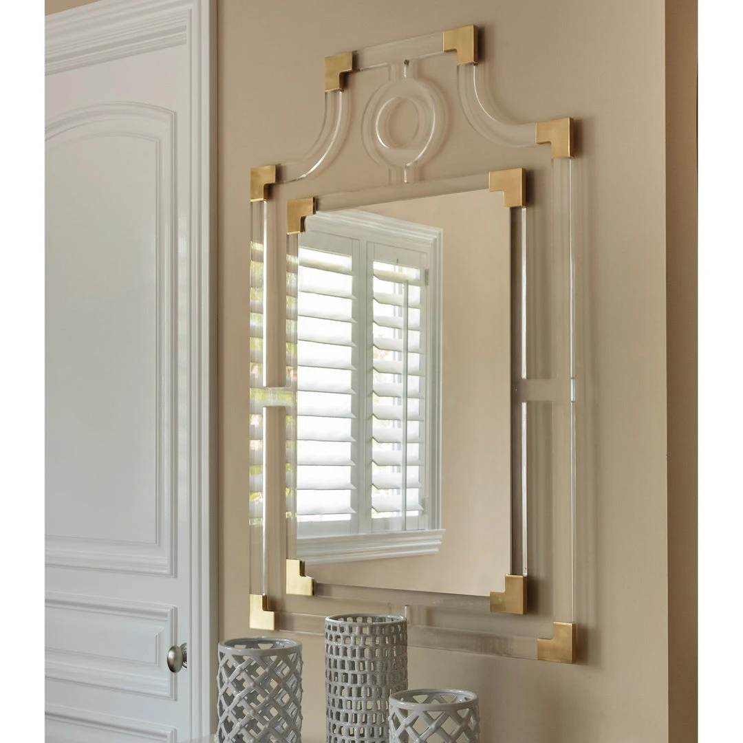 Mirror Home Acrylic And Brass Pagoda Mirror New Arrivals 4 Mirror Home Acrylic And Brass Pagoda Mirror New Arrivals