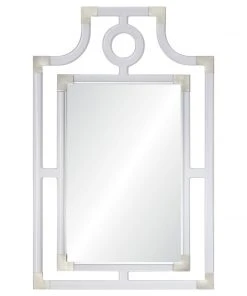 Mirror Home Acrylic And Nickel Pagoda Mirror New Arrivals