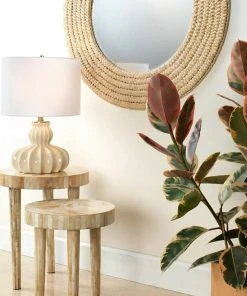 Jamie Young New Arrivals Artemis Side Table Cream