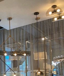 Arteriors Home New Arrivals Bend Flushmount Smoke And Steel