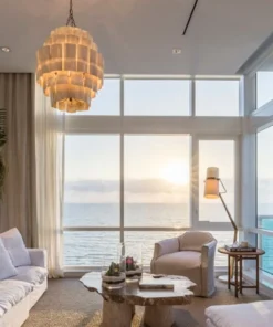 Made Goods Marjorie Chandelier Resin Coated Banana Bark New Arrivals 5 Made Goods Marjorie Chandelier Resin Coated Banana Bark New Arrivals