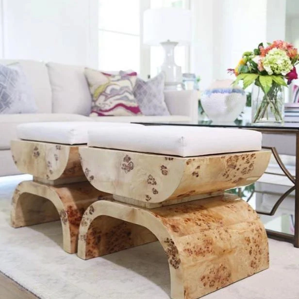 Worlds Away Biggs Stool Burl Wood 6 Worlds Away Biggs Stool Burl Wood