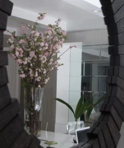 Made Goods Claude Mirror Cool Gray Faux Shagreen New Arrivals