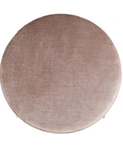 Arteriors Home Andrea Round Ottoman Rosewood