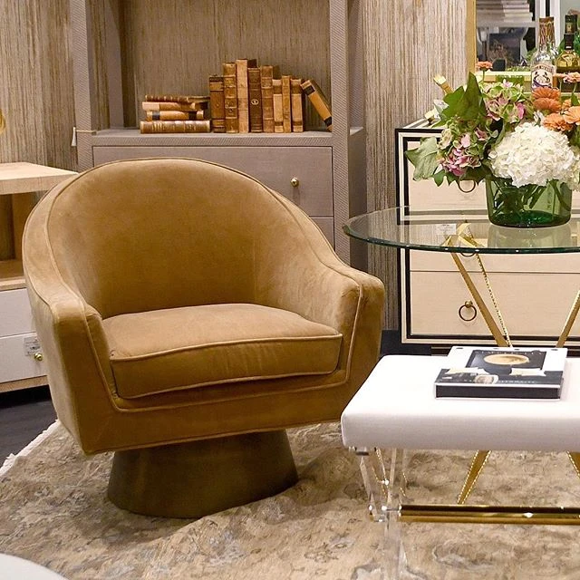 Worlds Away Dominic Chair Camel Velvet 4 Worlds Away Dominic Chair Camel Velvet