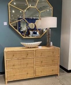 Made Goods Isla Dresser Natural Rattan 60"