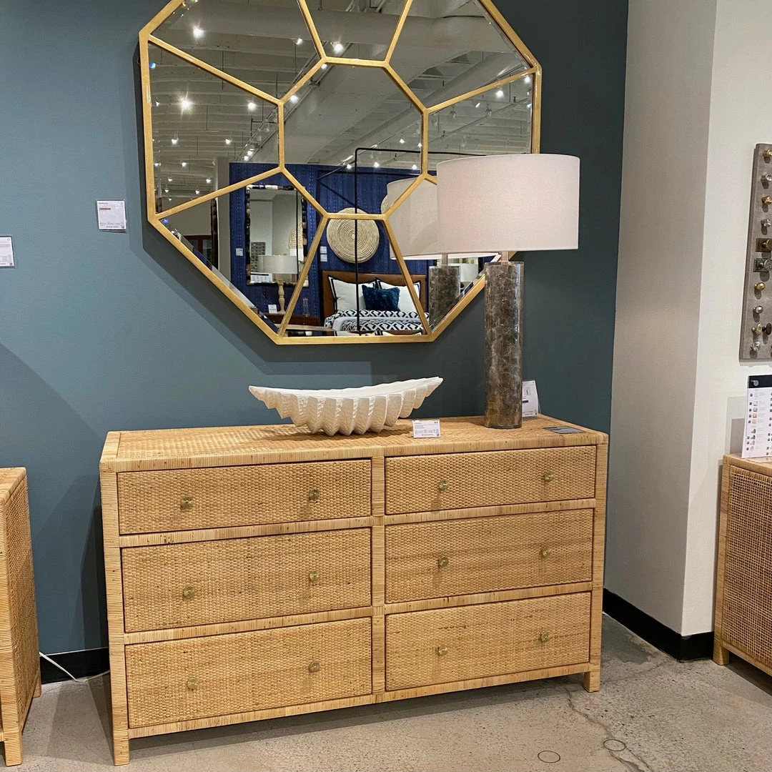 Made Goods Isla Dresser Natural Rattan 60" 4 Made Goods Isla Dresser Natural Rattan 60"