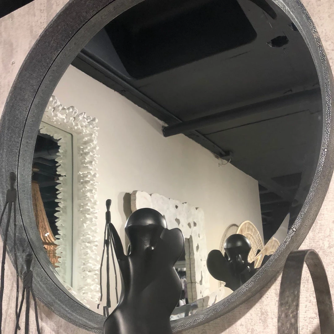 Made Goods Emma Mirror Cool Grey Faux Shagreen 6 Made Goods Emma Mirror Cool Grey Faux Shagreen