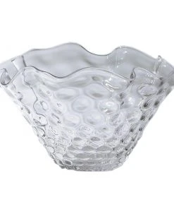 Global Views New Arrivals Honeycomb Optic Wavy Bowl