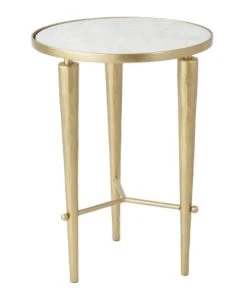 Studio A Jasper Accent Table Brass