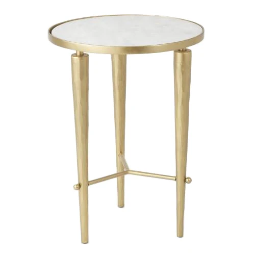 Studio A Jasper Accent Table Brass 3 Studio A Jasper Accent Table Brass