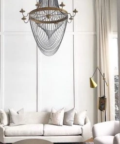 Currey And Company Lucien Chandelier Large