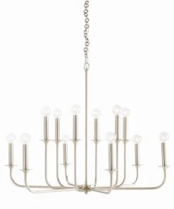 Arteriors Home Breck Small Chandelier Antique Silver