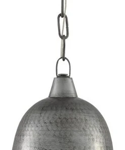 Currey And Company Earthshine Pendant Steel Small