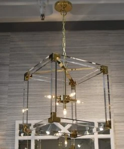 Worlds Away New Arrivals Eli Pendant Brass