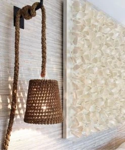 Palecek Adrift Coco Wall Decor Natural Square