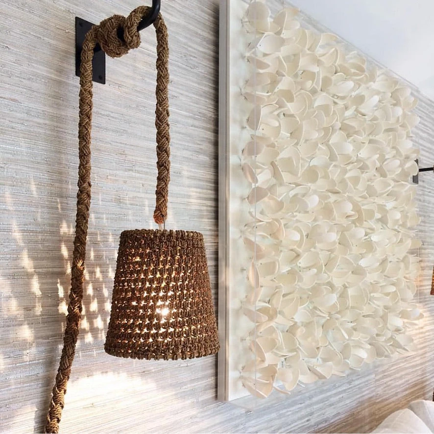 Palecek Adrift Coco Wall Decor Natural Square Palecek Adrift Coco Wall Decor Natural Square