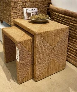 Palecek Woodside Nesting Table Set Of Two Natural New Arrivals