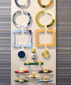 Worlds Away New Arrivals Braxton Hardware Gold Leaf Pair 9 Worlds Away New Arrivals Braxton Hardware Gold Leaf Pair