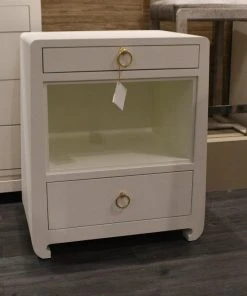 Bungalow 5 Ming 2 Drawer Side Table White New Arrivals