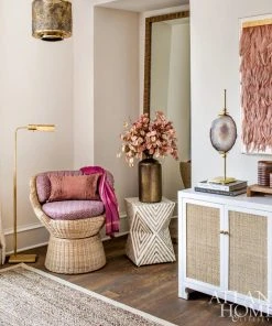 Worlds Away Sofia Cabinet White Lacquer