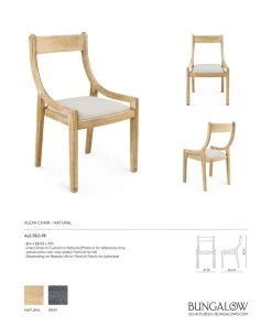 Bungalow 5 Alexa Chair Natural 21 Bungalow 5 Alexa Chair Natural