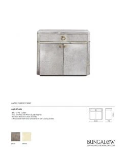 Bungalow 5 Andre Cabinet Gray