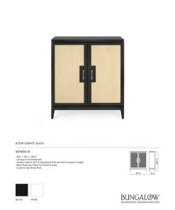 Bungalow 5 Astor Cabinet Black New Arrivals 14 Bungalow 5 Astor Cabinet Black New Arrivals