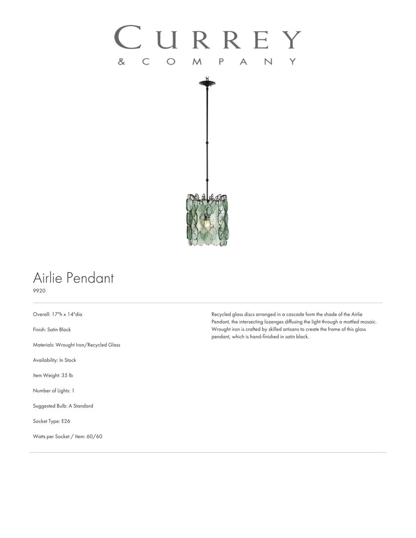 Currey And Company Airlie Pendant New Arrivals 6 Currey And Company Airlie Pendant New Arrivals