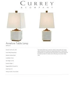 Currey And Company Annelore Table Lamp New Arrivals 9 Currey And Company Annelore Table Lamp New Arrivals