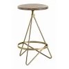 Arteriors Home Wyndham Swivel Counter Stool Vintage Brass 2 Arteriors Home Wyndham Swivel Counter Stool Vintage Brass