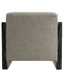 Arteriors Home New Arrivals Duran Chair Fossil Tweed Black Cerused Oak
