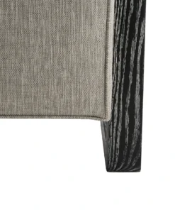 Arteriors Home New Arrivals Duran Chair Fossil Tweed Black Cerused Oak