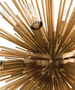 Arteriors Home Zanadoo Chandelier Brass 10 Arteriors Home Zanadoo Chandelier Brass