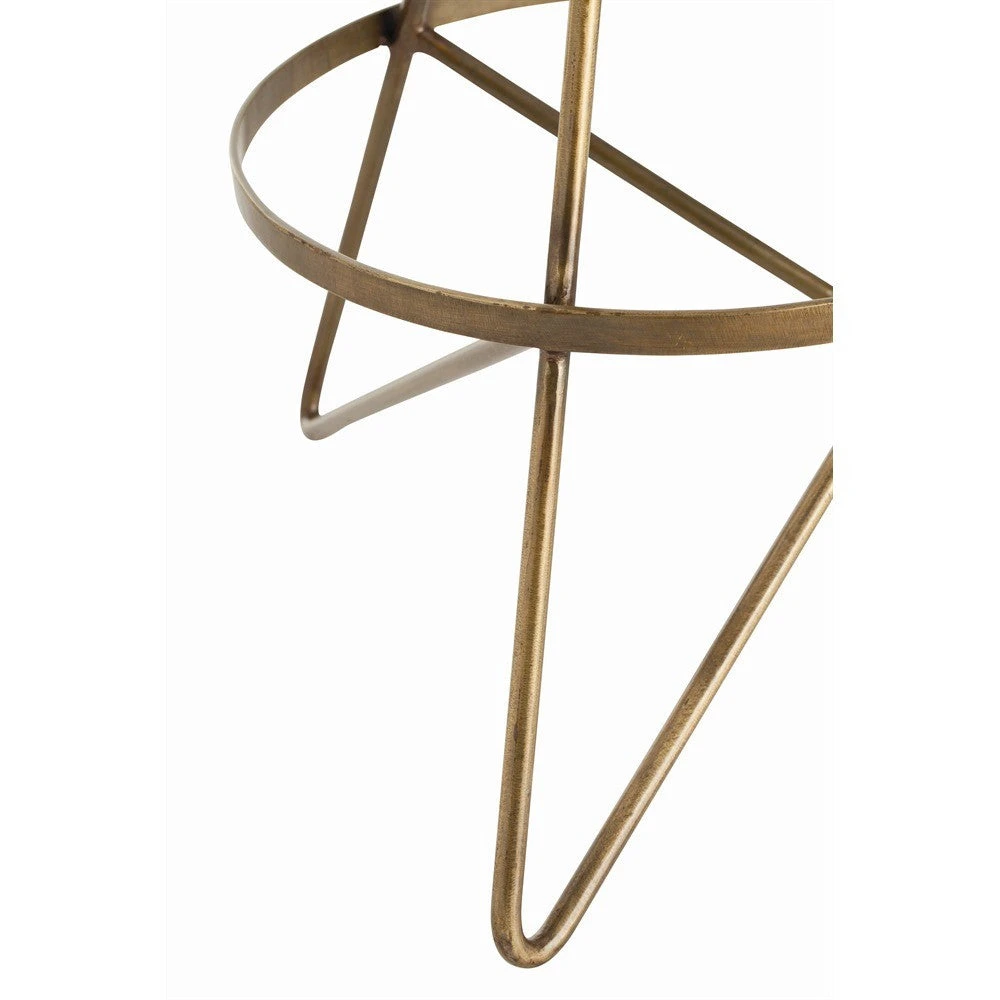 Arteriors Home Wyndham Swivel Counter Stool Vintage Brass 4 Arteriors Home Wyndham Swivel Counter Stool Vintage Brass