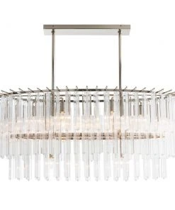Arteriors Home Nessa Chandelier Oval Nickel New Arrivals