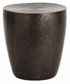Arteriors Home Clint Side Table Antique Bronze