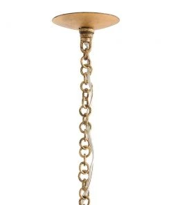 Arteriors Home Florko Chandelier Gold Leaf
