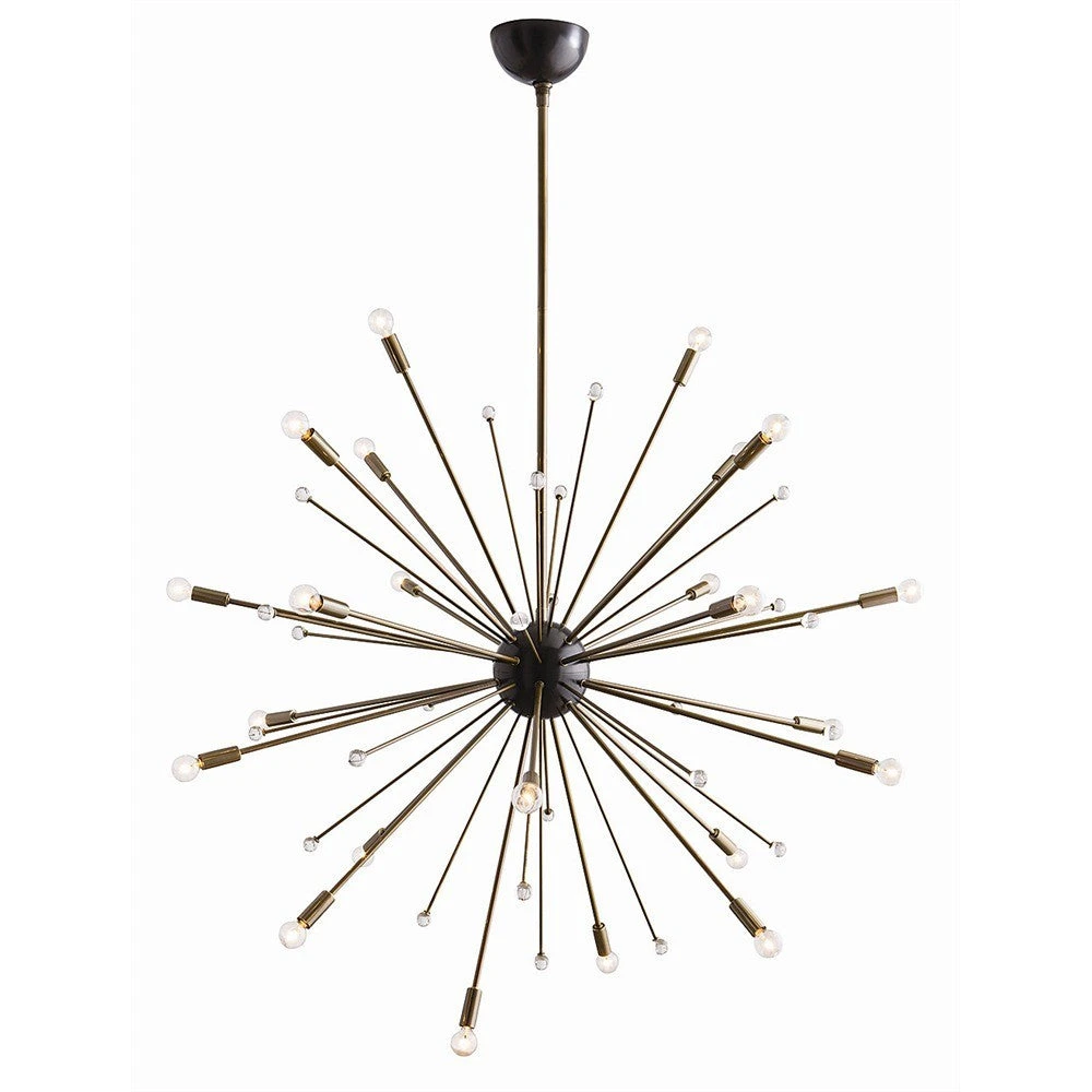 Arteriors Home New Arrivals Imogene Large Chandelier Brass 6 Arteriors Home New Arrivals Imogene Large Chandelier Brass