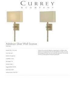 Currey And Company Ashdown Wall Sconce Silver Leaf New Arrivals 7 Currey And Company Ashdown Wall Sconce Silver Leaf New Arrivals