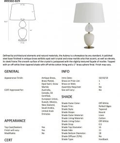 Arteriors Home New Arrivals Aubrey Lamp