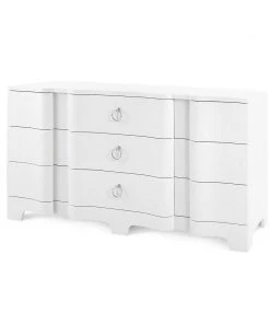 Bungalow 5 Bardot Extra Large 9 Drawer Dresser White