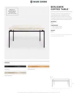 Made Goods New Arrivals Benjamin Coffee Table Silver 25 Made Goods New Arrivals Benjamin Coffee Table Silver