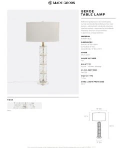 Made Goods Beroe Table Lamp New Arrivals