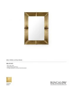 Bungalow 5 Brea Mirror Antique Brass New Arrivals 17 Bungalow 5 Brea Mirror Antique Brass New Arrivals
