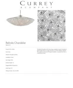 Currey And Company New Arrivals Belle Chandelier
